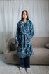 Snuggs Blanket Robe Snow Mountains Blue